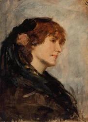 Rothaarige Venezianische Dame